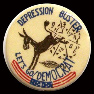 Democratic Campaign Button, 1932