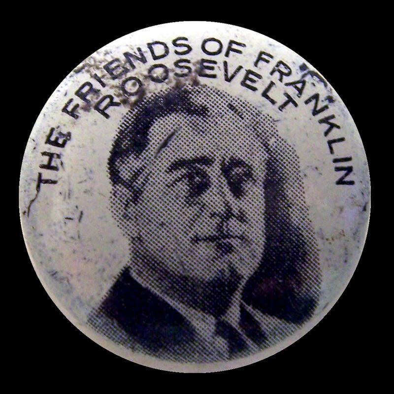 Roosevelt Campaign Button, 1932