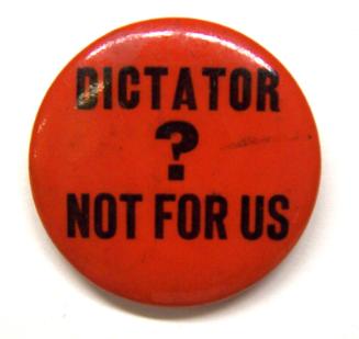 Anti-Roosevelt Campaign Button, 1940