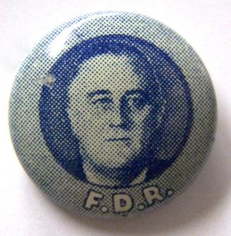 Roosevelt Campaign Button, 1936