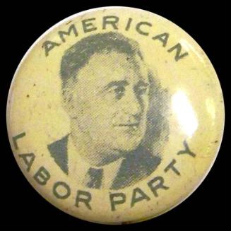 Roosevelt Campaign Button, 1936