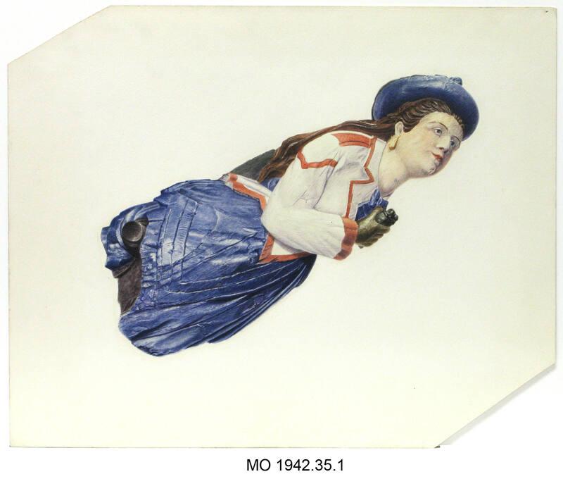 Figurehead from the Lady Blessington