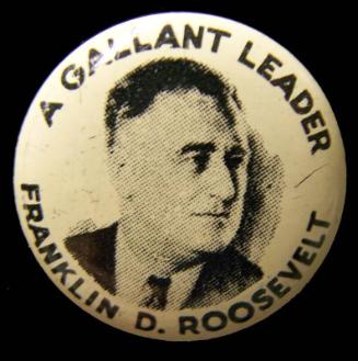 Roosevelt Campaign Button, 1936