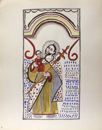 Portfolio of Spanish Colonial Design, Plate 9: St. Joseph and Child