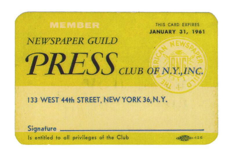 Newspaper Guild Press Club of New York