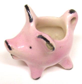 Pig Pitcher Figurine