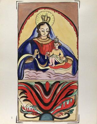 Portfolio of Spanish Colonial Design, Plate 7: Our Lady of Mt. Carmel