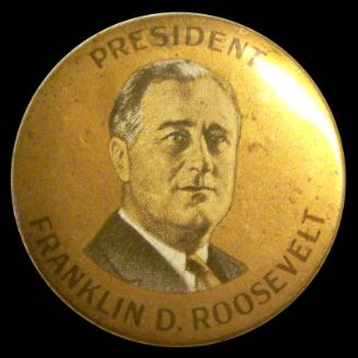 Roosevelt Campaign Button, ca. 1936