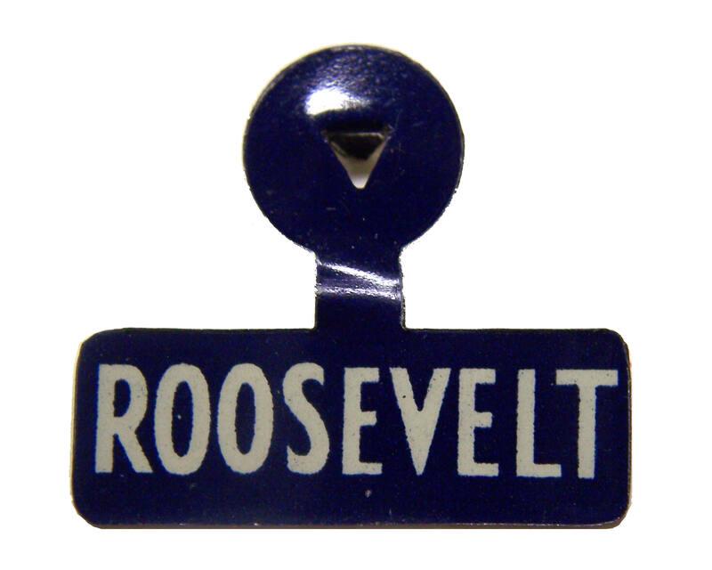 Roosevelt Campaign Lapel Tab, 1940