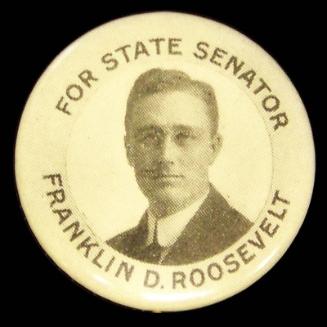 New York State Senate Campaign Button, 1912