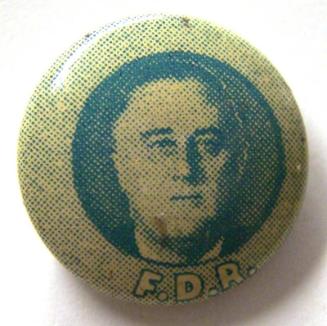 Roosevelt Campaign Button, 1936