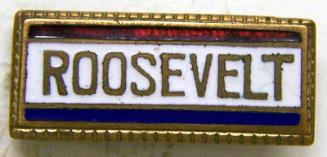 Roosevelt Campaign Pin, 1932