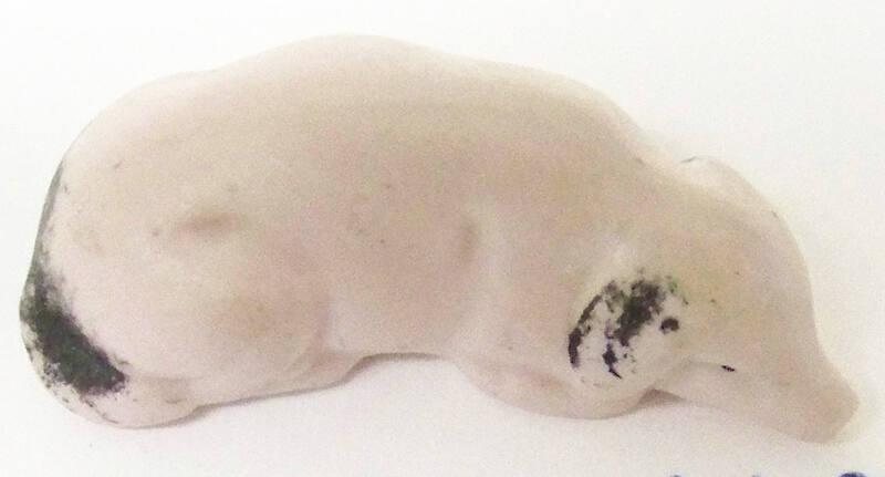 Reclining Pig Figurine