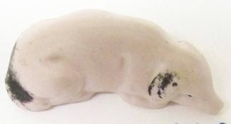 Reclining Pig Figurine