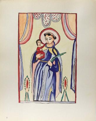 Portfolio of Spanish Colonial Design, Plate 8: St. Anthony of Padua