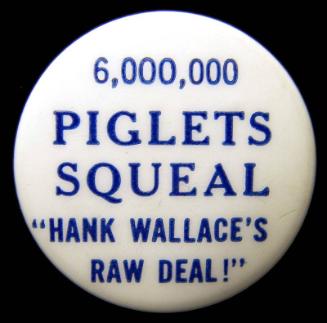 Anti-Roosevelt Campaign Button, 1936