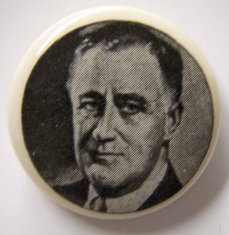 Roosevelt Campaign Button, ca. 1936