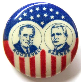 Roosevelt and Garner Campaign Button, 1936