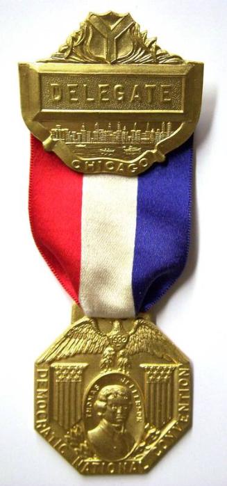 Democratic National Convention Delegate's Badge, 1932