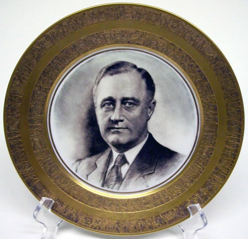 Franklin D. Roosevelt Commemorative Plate