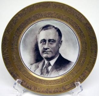 Franklin D. Roosevelt Commemorative Plate