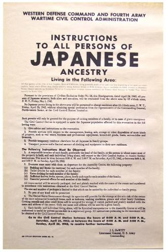 Japanese Internment Poster