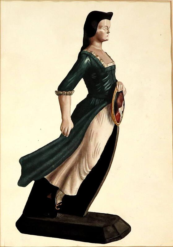 Figurehead of Lady with Medallion