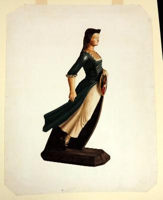 Figurehead of Lady with Medallion