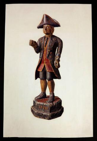 "Little Admiral" Carved Shop Figure