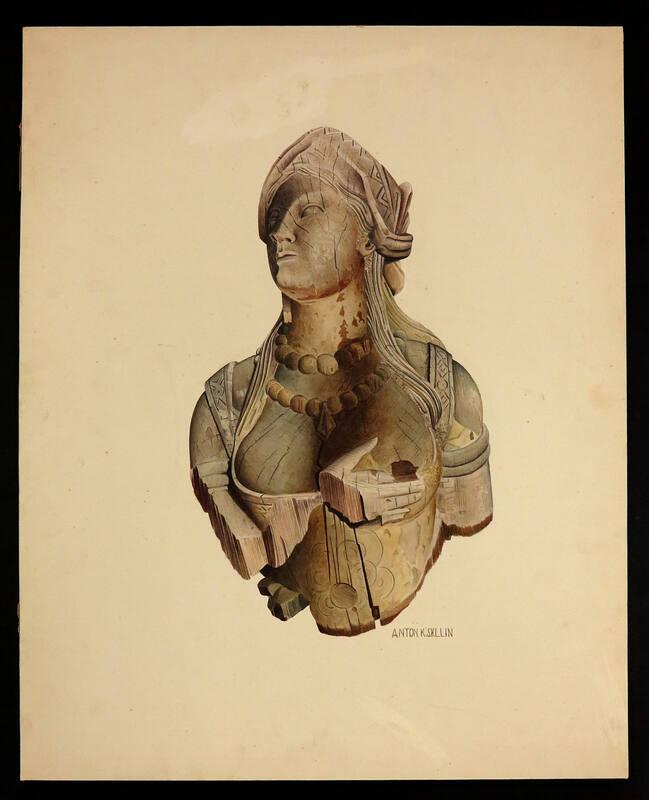 Figurehead from the Johanna Swan