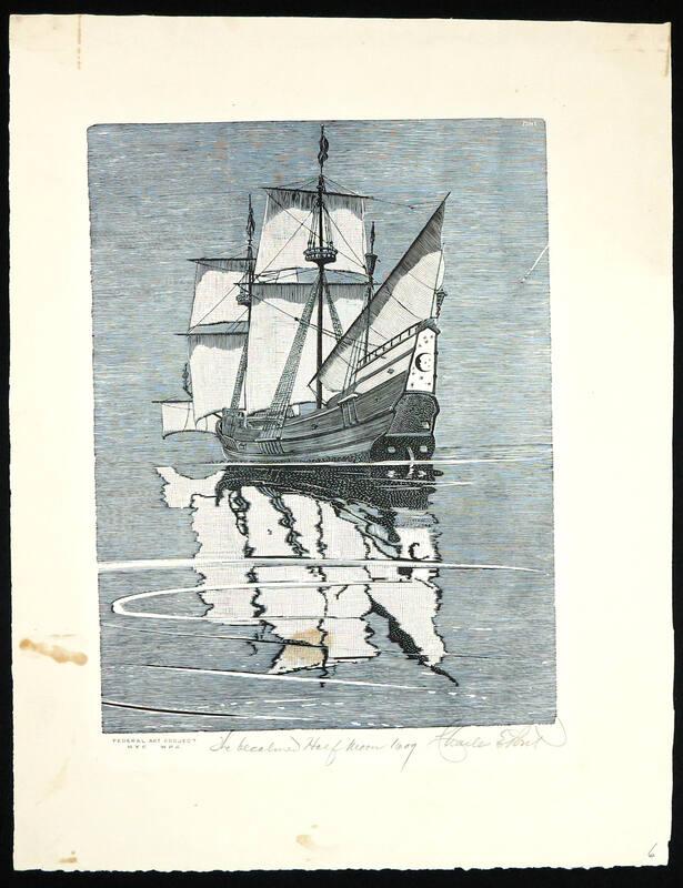 The Becalmed Half Moon 1609