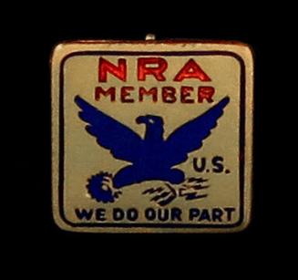 National Recovery Administration (NRA) Member Pin