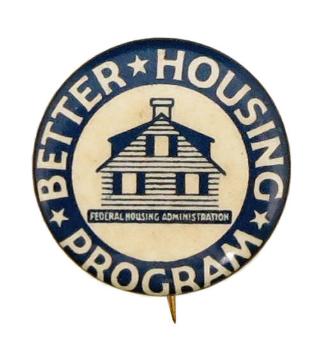 Federal Housing Administration Button