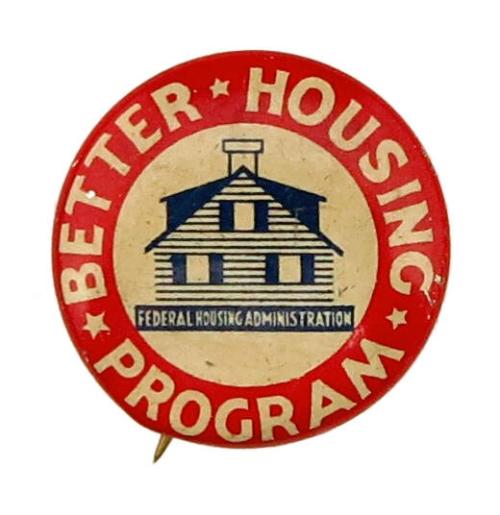 Federal Housing Administration Button