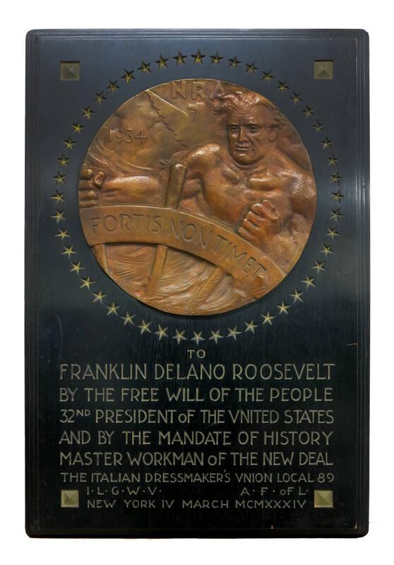 Italian Dressmakers Union Local 89 Plaque