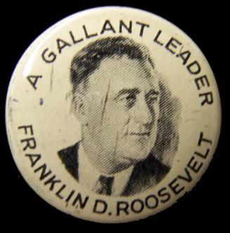 Roosevelt Campaign Button, 1936