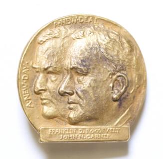 Roosevelt and Garner Campaign Pin, 1932