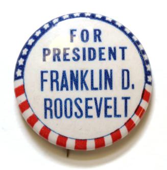 Roosevelt Campaign Button, ca. 1932