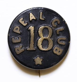 Repeal 18th Amendment Campaign Button, 1932