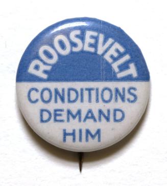 Roosevelt Campaign Button 1932