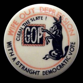 Democratic Campaign Button, 1932