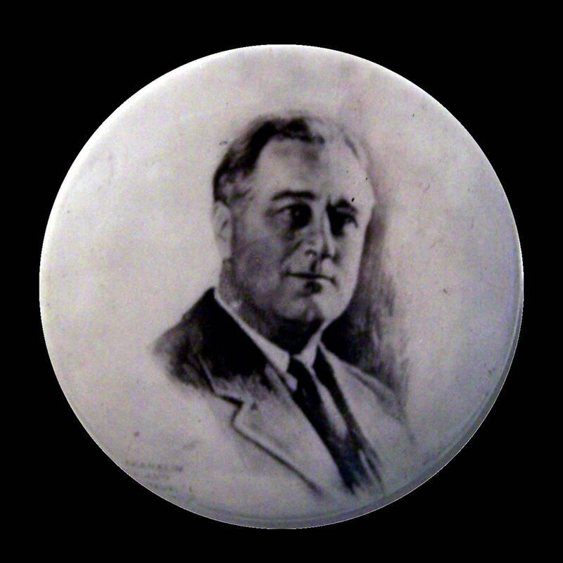 Roosevelt Campaign Button, 1932