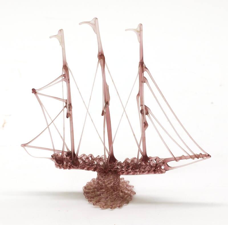 Glass Sailboat