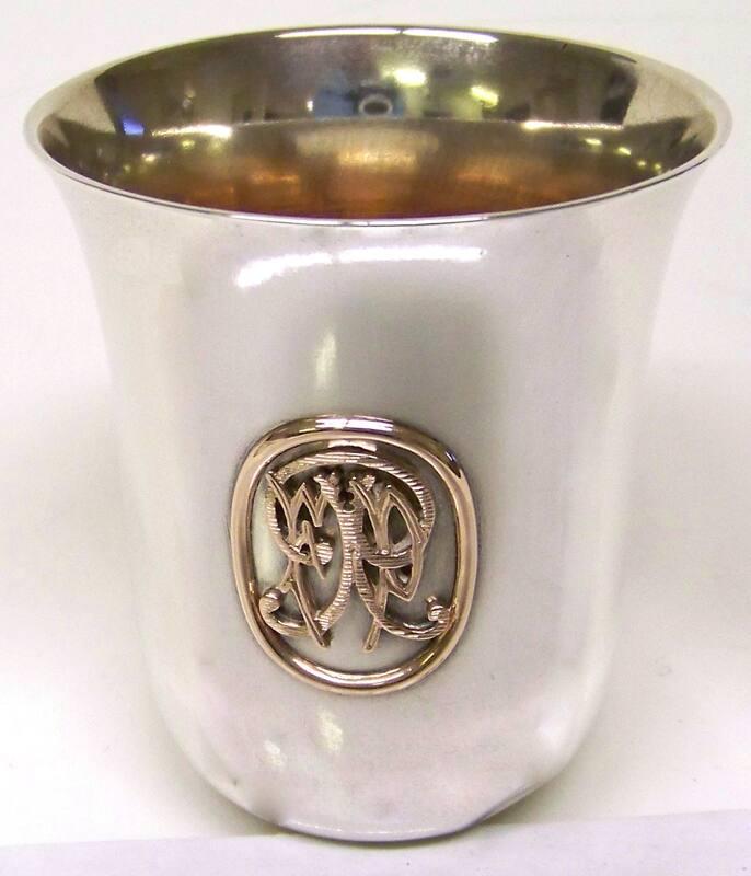 FDR Monogrammed Baby Cup