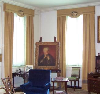 Drapes and Valances from FDR's Private Study
