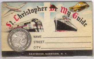 St. Christopher Medal and Card