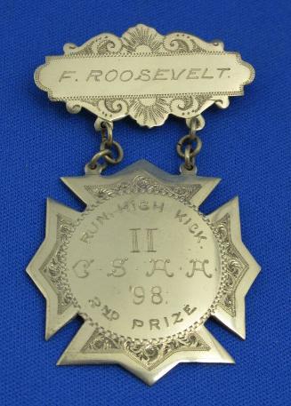 Groton School Running High Kick Medal