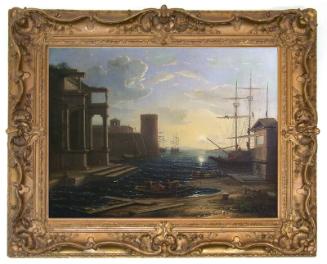 Italian Harbor at Sunset