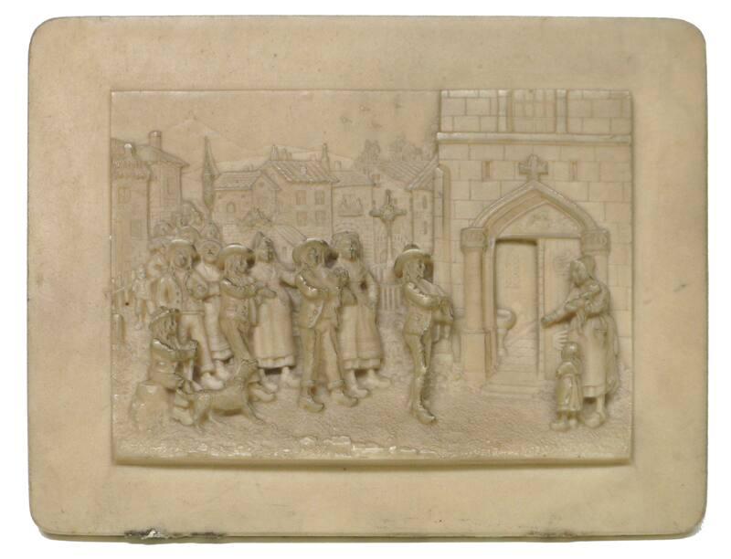 Church Scene Plaque