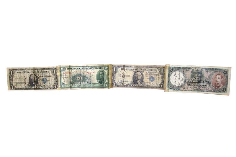 Short Snorter from Eleanor Roosevelt's World War II Trips